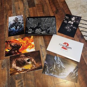 Guild Wars 2 Collector's Edition Tin And Art Prints ONLY (PC, 2012)